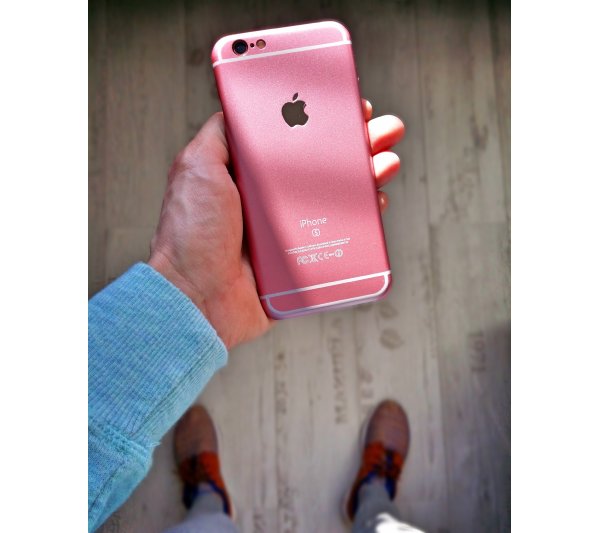 Kryt Plastic iPhone 6/6S - ružový